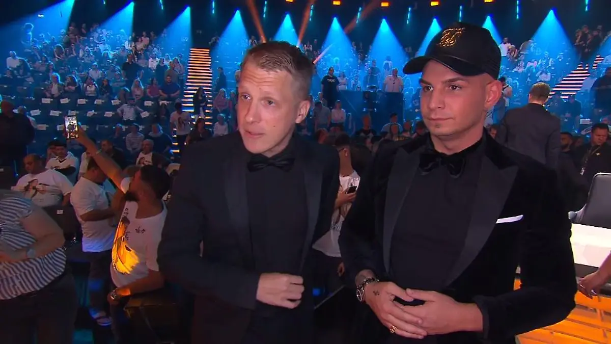 Oliver Pocher und Pietro verraten ihre Sommerpläne Backstage beim DSDS-Finale