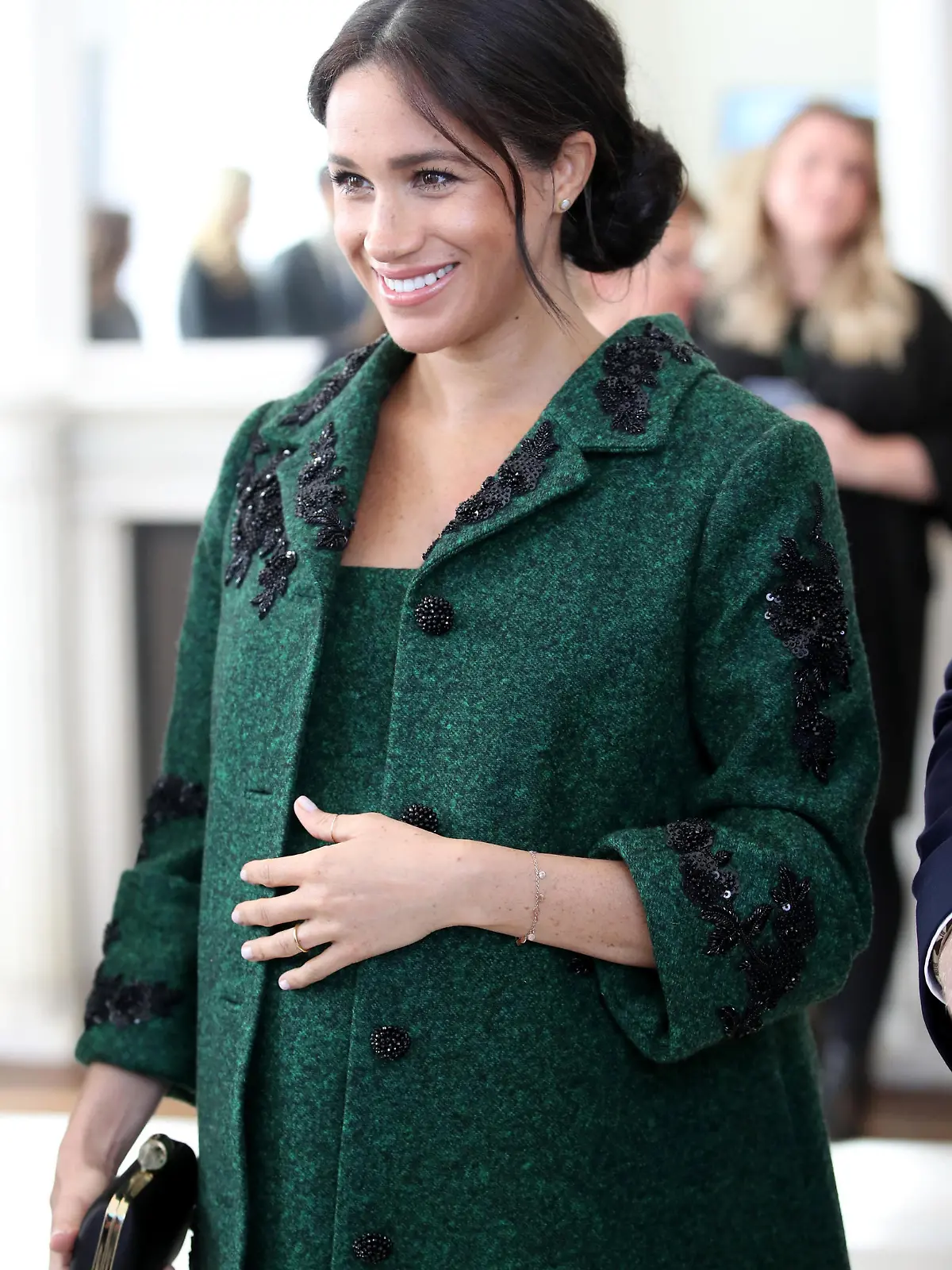 11.03.2019, Großbritannien, London: Meghan, Herzogin von Sussex, bei einem Besuch im Canada House in London für eine Jugendveranstaltung anlässlich des kommenden Commonwealth Day, bei der die vielfältige Gemeinschaft junger Kanadier, die in London und im Vereinigten Königreich leben, gefeiert wird. Foto: Chris Jackson/PA Wire/dpa +++ dpa-Bildfunk +++