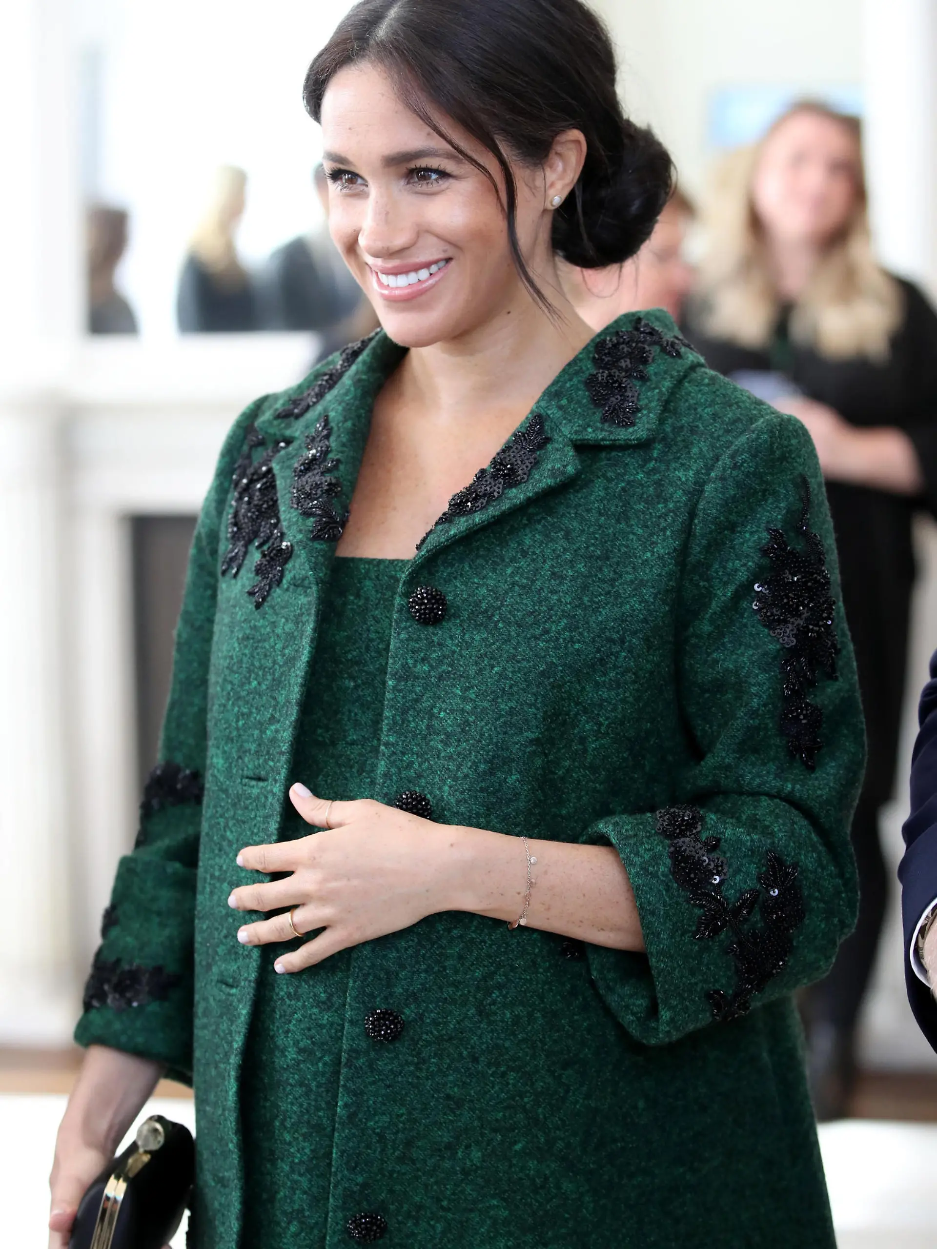 11.03.2019, Großbritannien, London: Meghan, Herzogin von Sussex, bei einem Besuch im Canada House in London für eine Jugendveranstaltung anlässlich des kommenden Commonwealth Day, bei der die vielfältige Gemeinschaft junger Kanadier, die in London und im Vereinigten Königreich leben, gefeiert wird. Foto: Chris Jackson/PA Wire/dpa +++ dpa-Bildfunk +++