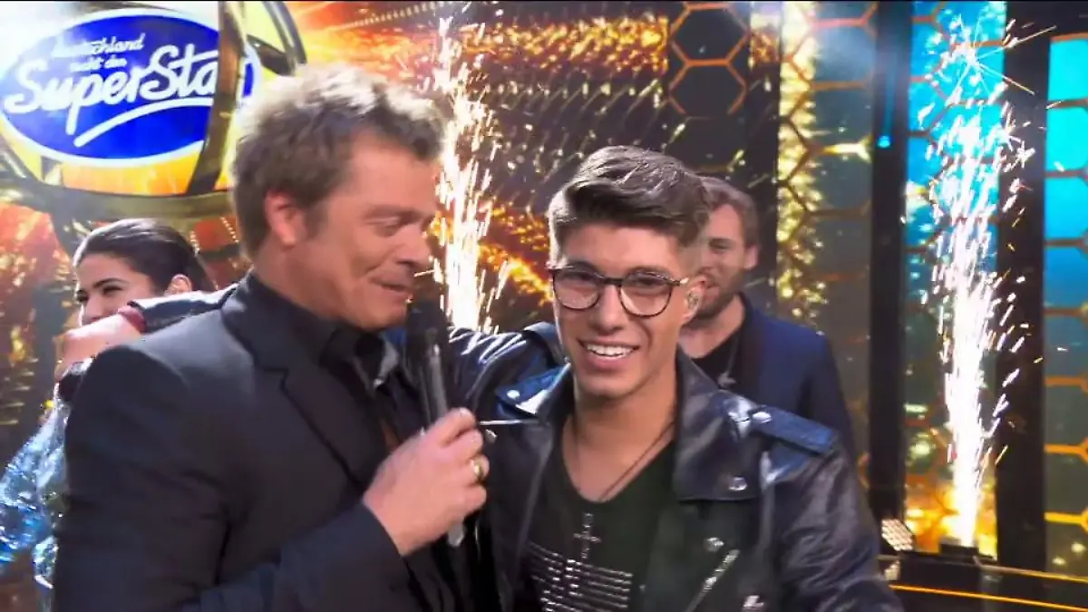 Große Freude bei Davin Herbrüggen nach seinem Sieg Er ist Superstar 2019