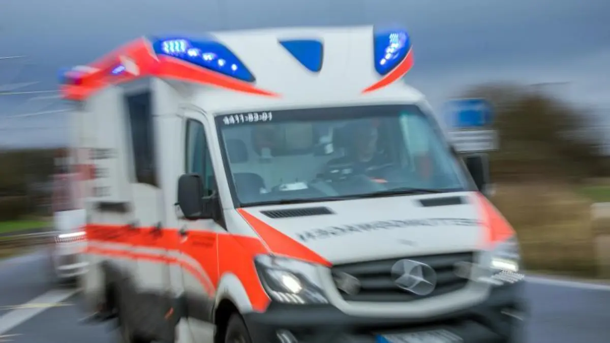 Rettungswagen im Einsatz
