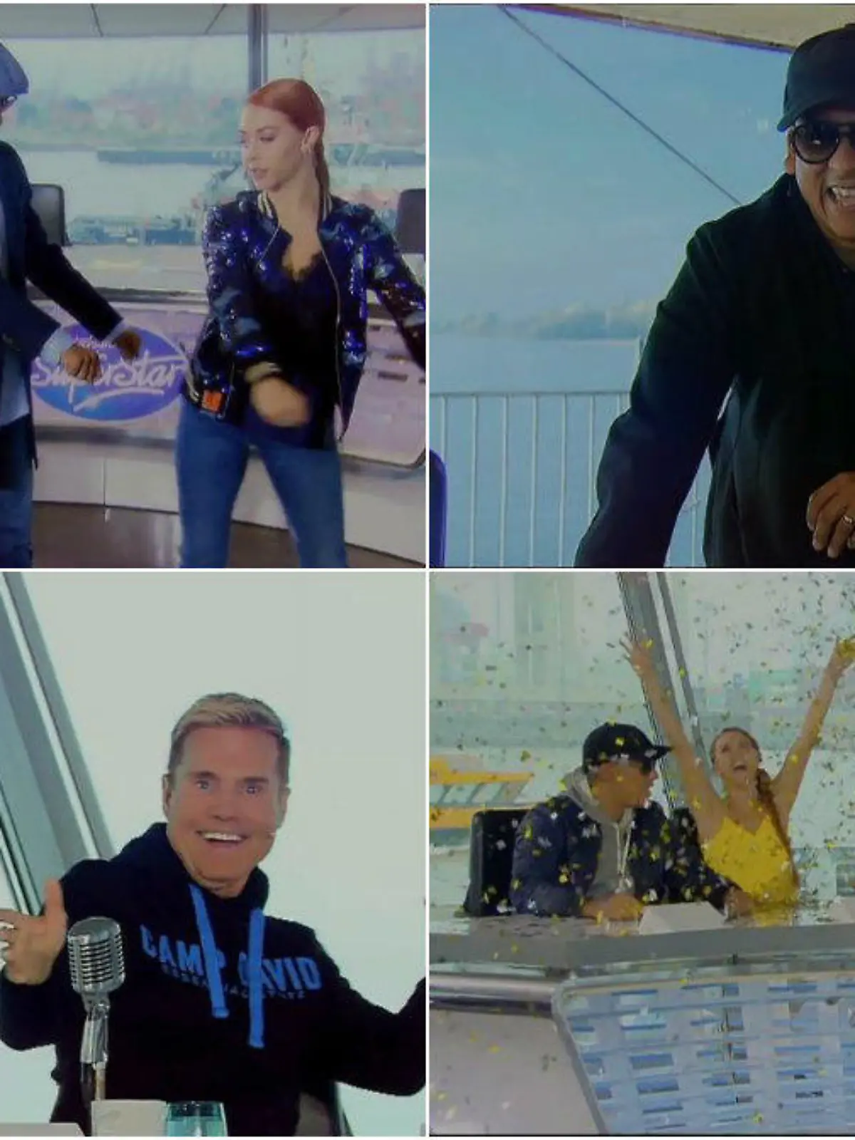Dieter Bohlen, Xavier Naidoo, Pietro Lombardi, Oana Nechiti