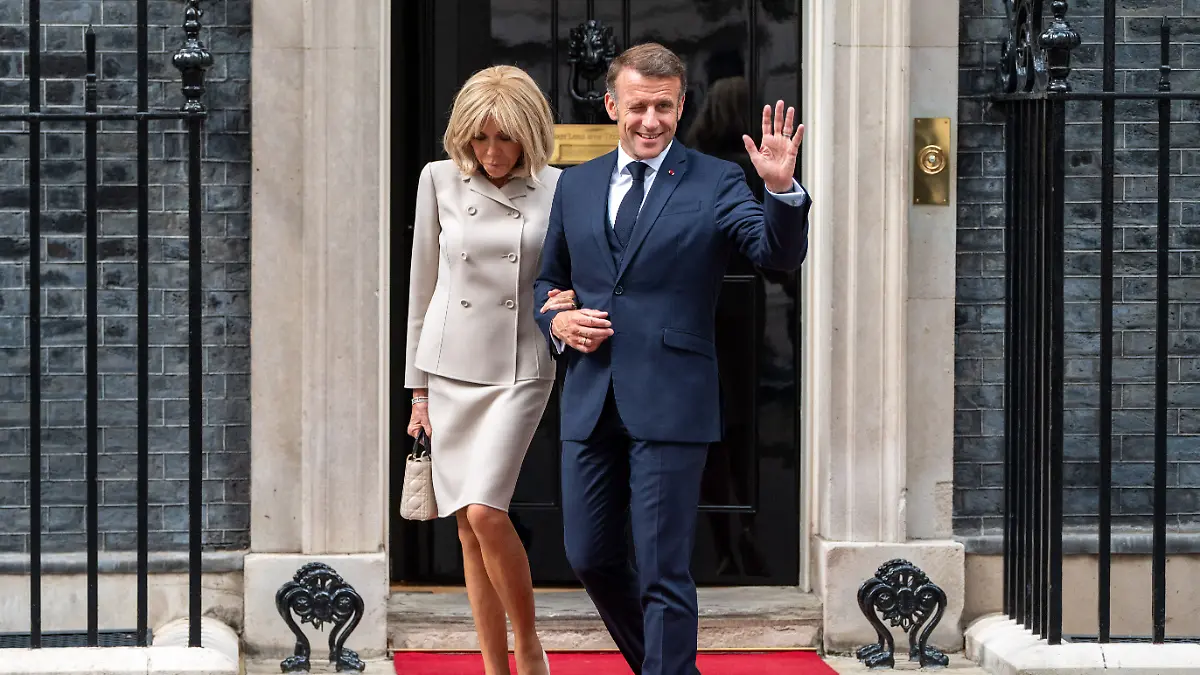 Brigitte Macron und Emmanuel Macron