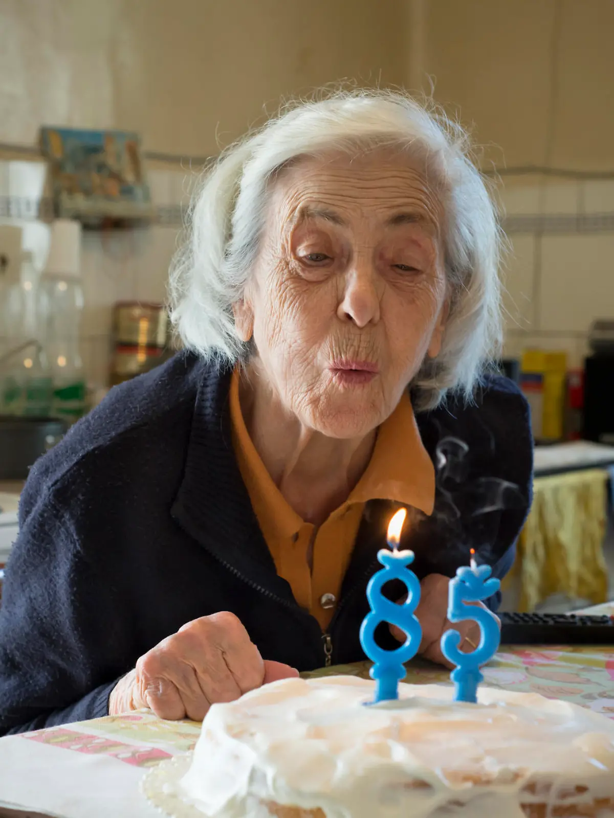 Alte Dame hat Geburtstag