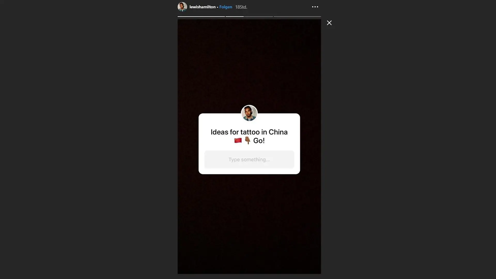 Lewis Hamilton startet einen Fan-Aufruf auf Instagram