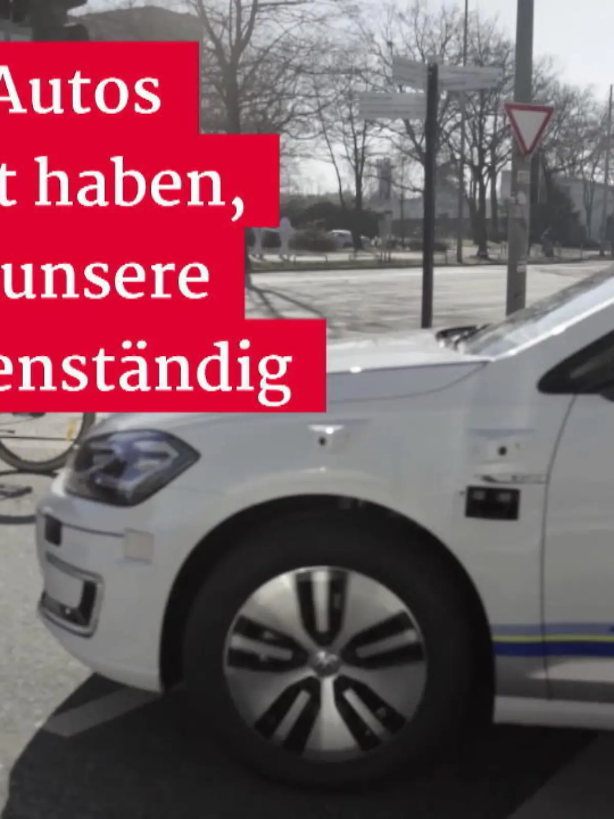 Bild zu: "Können Roboter-Autos auch Schmuddelwetter?"