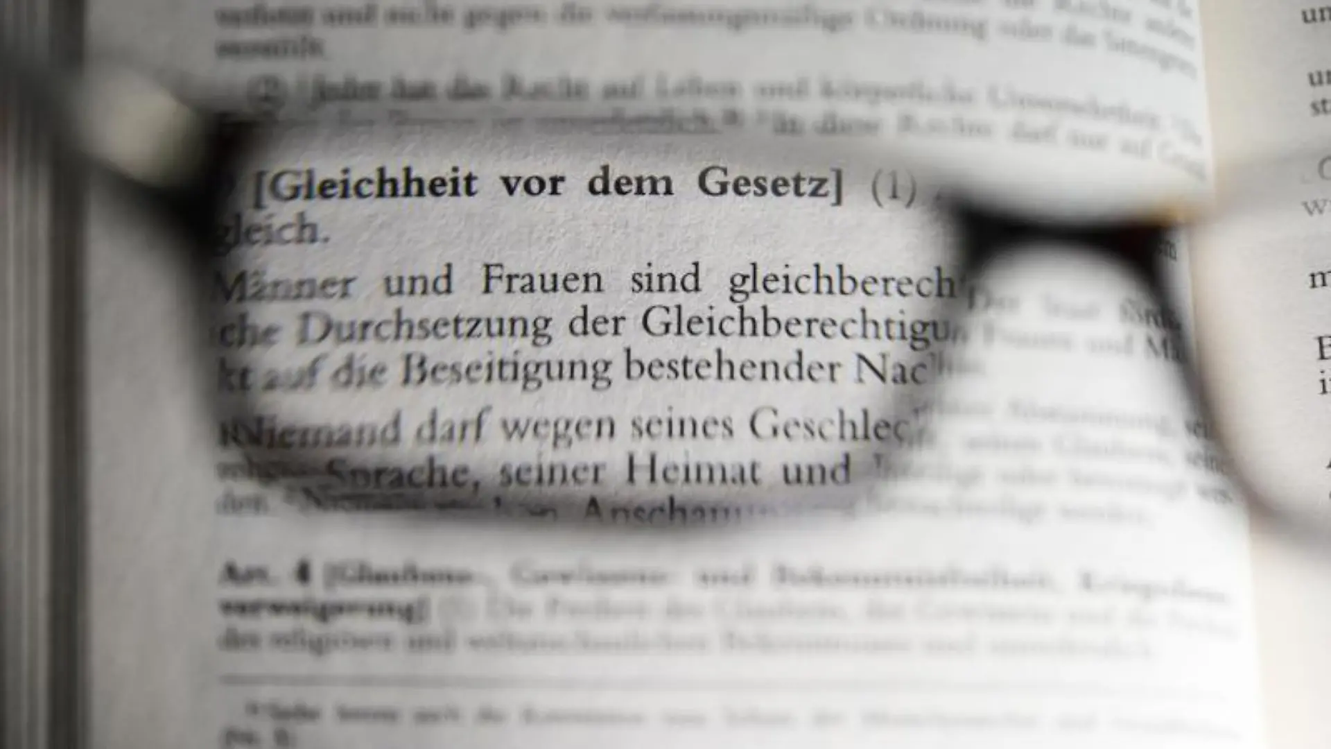 Artikel 3 des Grundgesetzes
