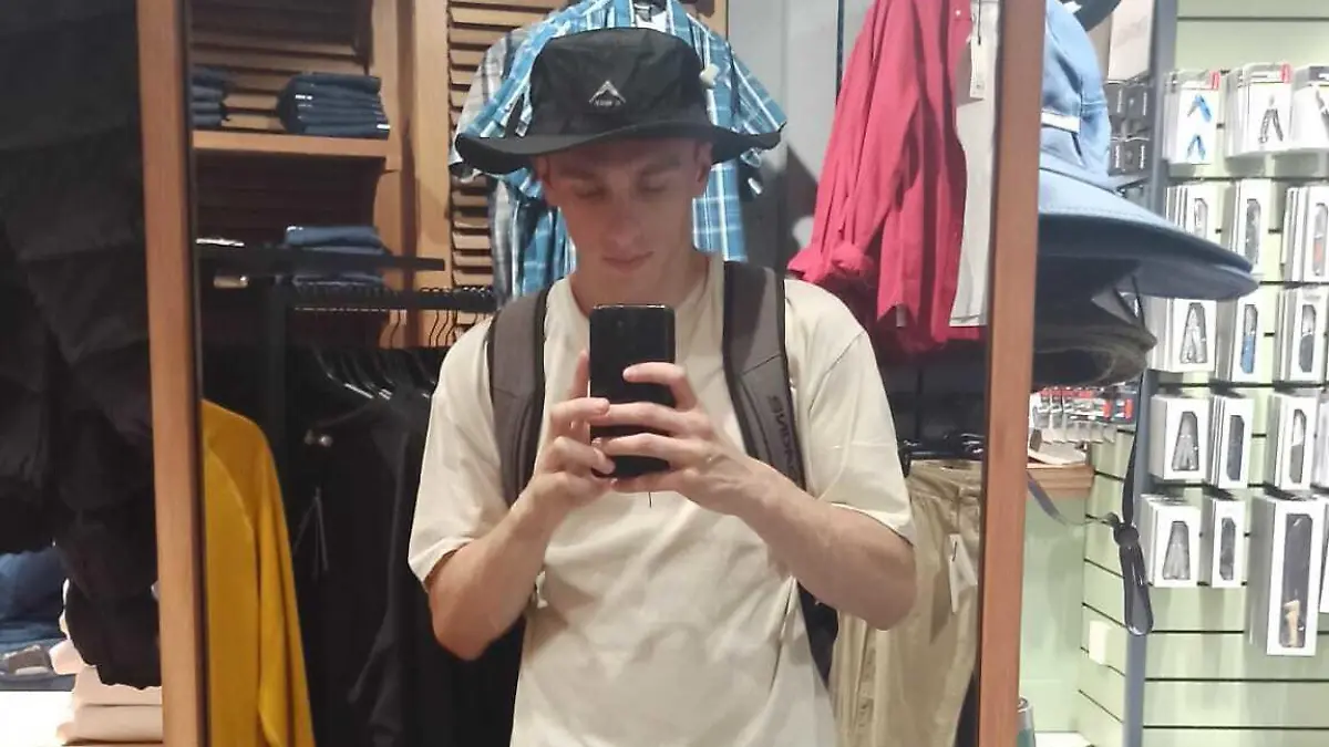 Am Tag seines Verschwindens schickte Nick dieses Foto aus einem Shop an seine Familie