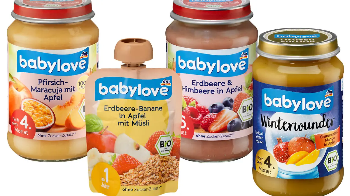 Drogeriemarkt dm ruft "babylove"-Produkte zurück.