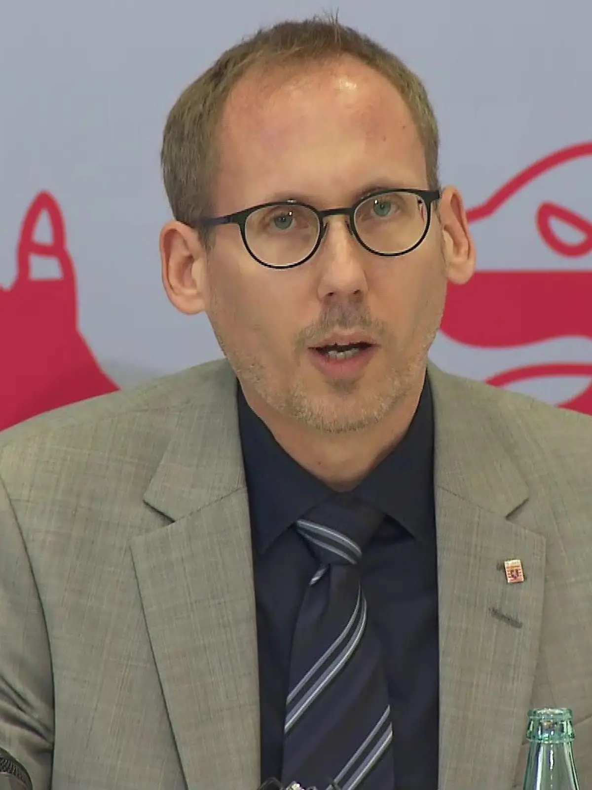 Kai Klose bei der Pressekonferenz