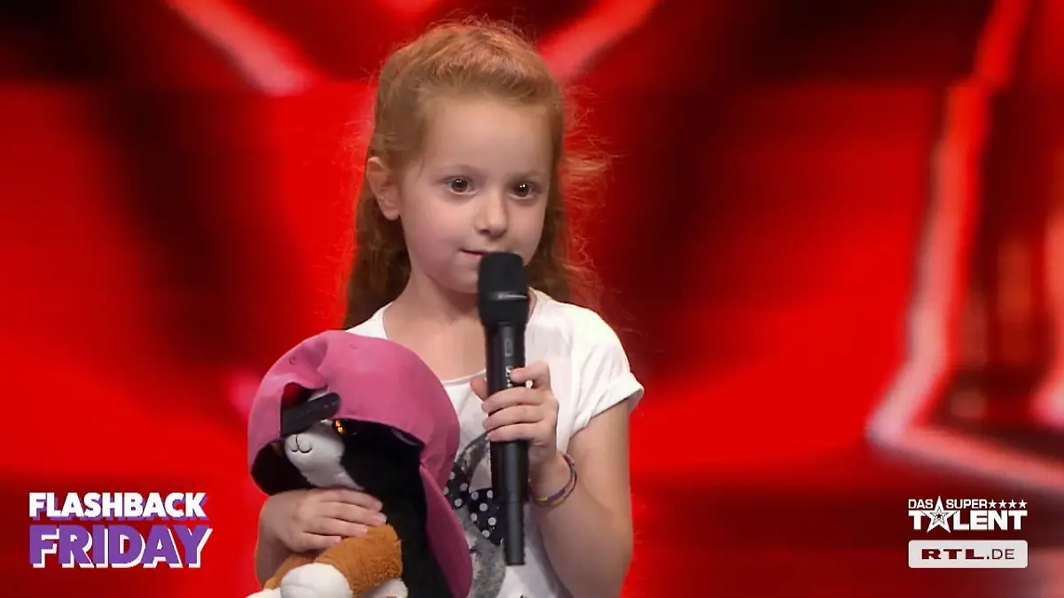Supertalent Luana im #FlashbackFriday So niedlich, oder?