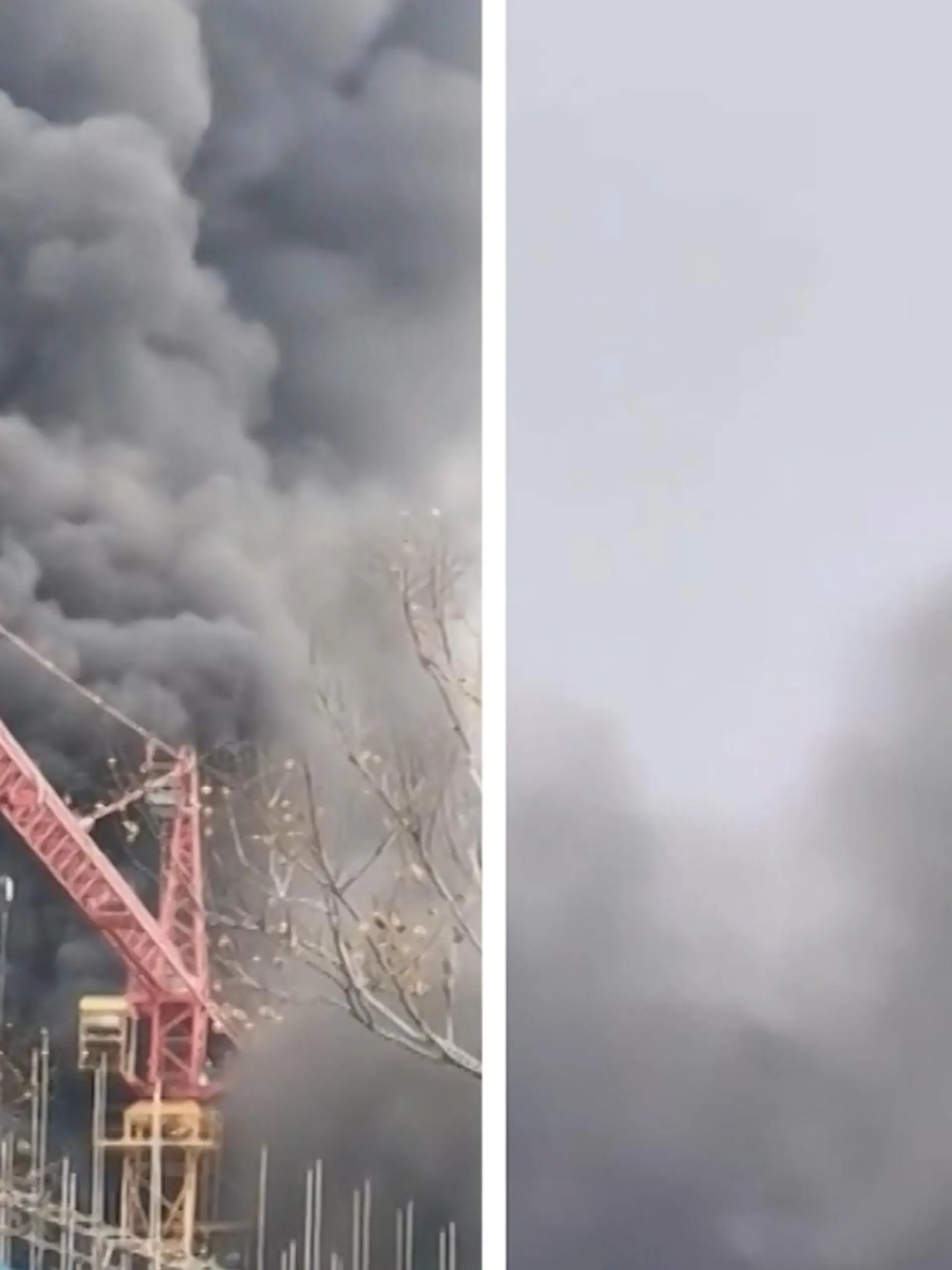 Ein Bauarbeiter aus China ist auf seinem Kran gefangen, denn unter ihm wütet ein Feuer. Einem anderen Kranfahrer kommt eine schlaue Idee in letzter Sekunde: Mit seinem Ausleger schwingt er in Richtung seines Kollegen und fährt eine Betonplatte nah an ihn heran – auf die der Arbeiter dann schließlich steigt. Wir zeigen die dramatische Rettung im Video.
