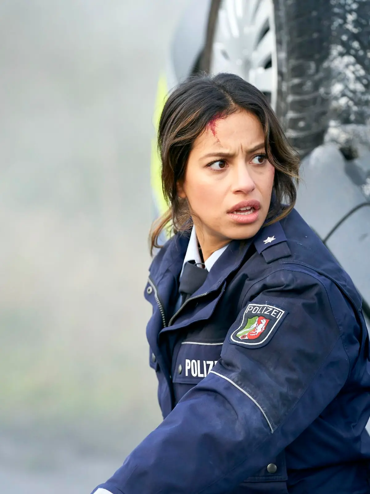 Dana (Gizem Emre) hat an ihrem ersten Tag bei der Autobahnpolizei bei einer Verfolgung eines gestohlenen LKWs den Streifenwagen geschrottet. Die LKW-Diebe sind ihr dabei offensichtlich durch die Lappen gegangen.