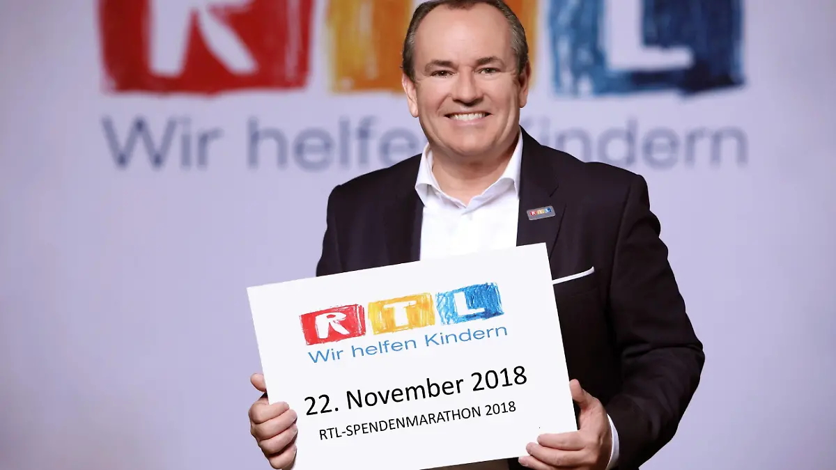Bereits zum 23. Mal wird Wolfram Kons den 24 stündigen RTL-Spendenmarathon starten und die RTL-Zuschauer zu Spenden aufrufen. Für einen Tag stellt RTL sein Programm um, damit für Not leidende Kinder gesammelt werden kann.