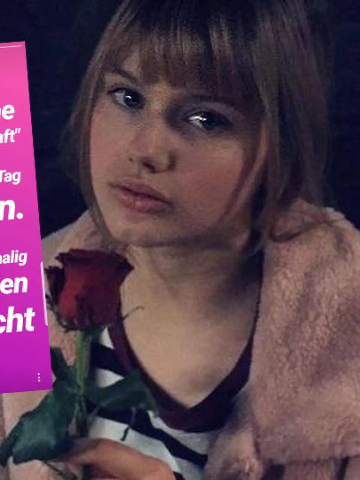 Rebeccas Schwester bestätigt die Internetbekanntschaft.