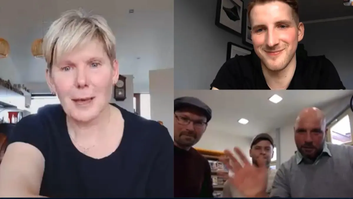 Deutsche Handwerker retten Frau auf Island das Leben Emotionales Wiedersehen bei Skype