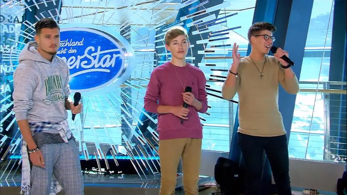 Mattia, Yven und Davin mit "Angel" Nur einer der Jungs haut die Jury um