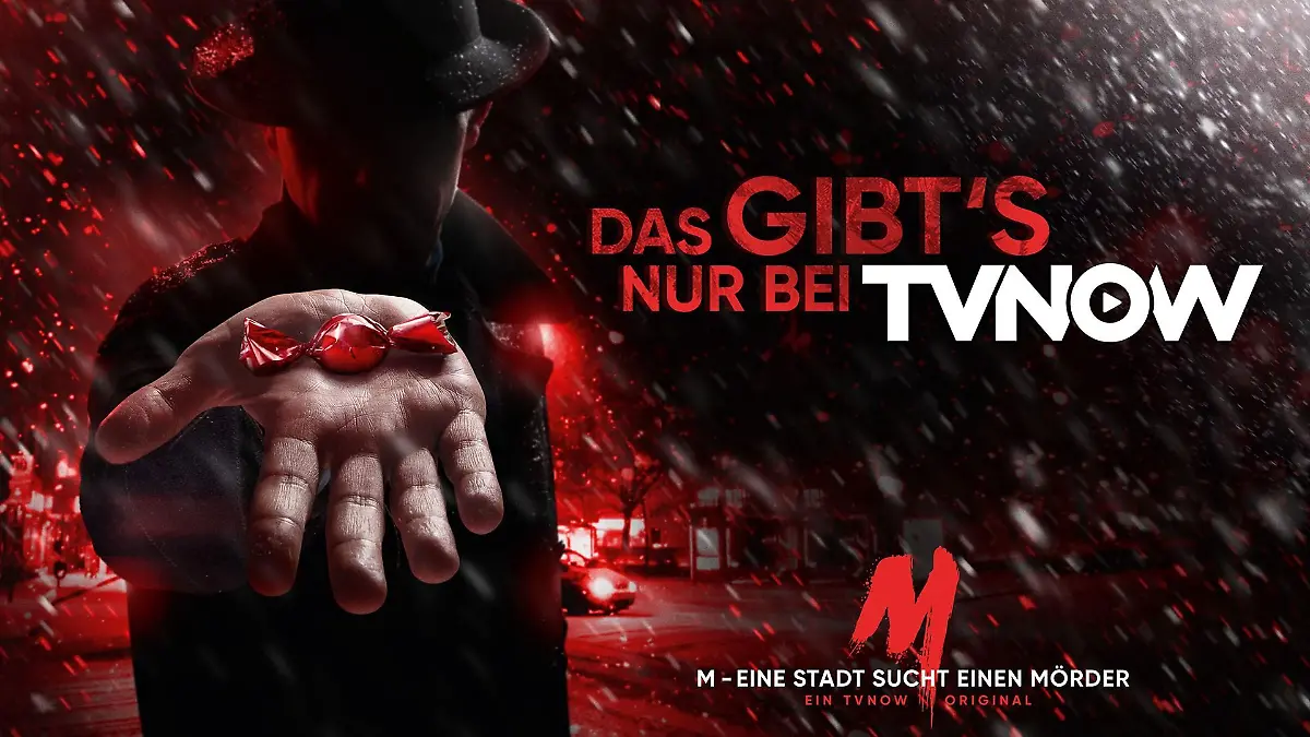 Alle Folgen des TVNOW-Originals „M – Eine Stadt sucht einen Mörder“ stehen bei TVNOW exklusiv zum Abruf bereit.
