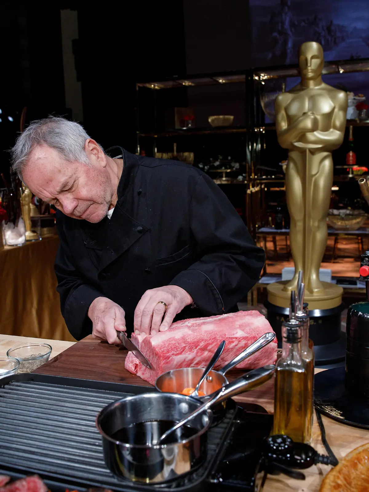 Chefkoch Wolfgang Puck verwöhnt die Stars bei den Oscars