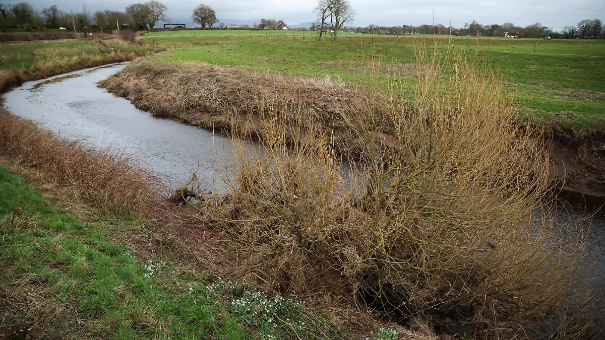 General view of the river where a body, that is suspected to be missing woman Nicola Bulley, was found in Lancashire, Britain, February 19, 2023. REUTERS/Phil Noble