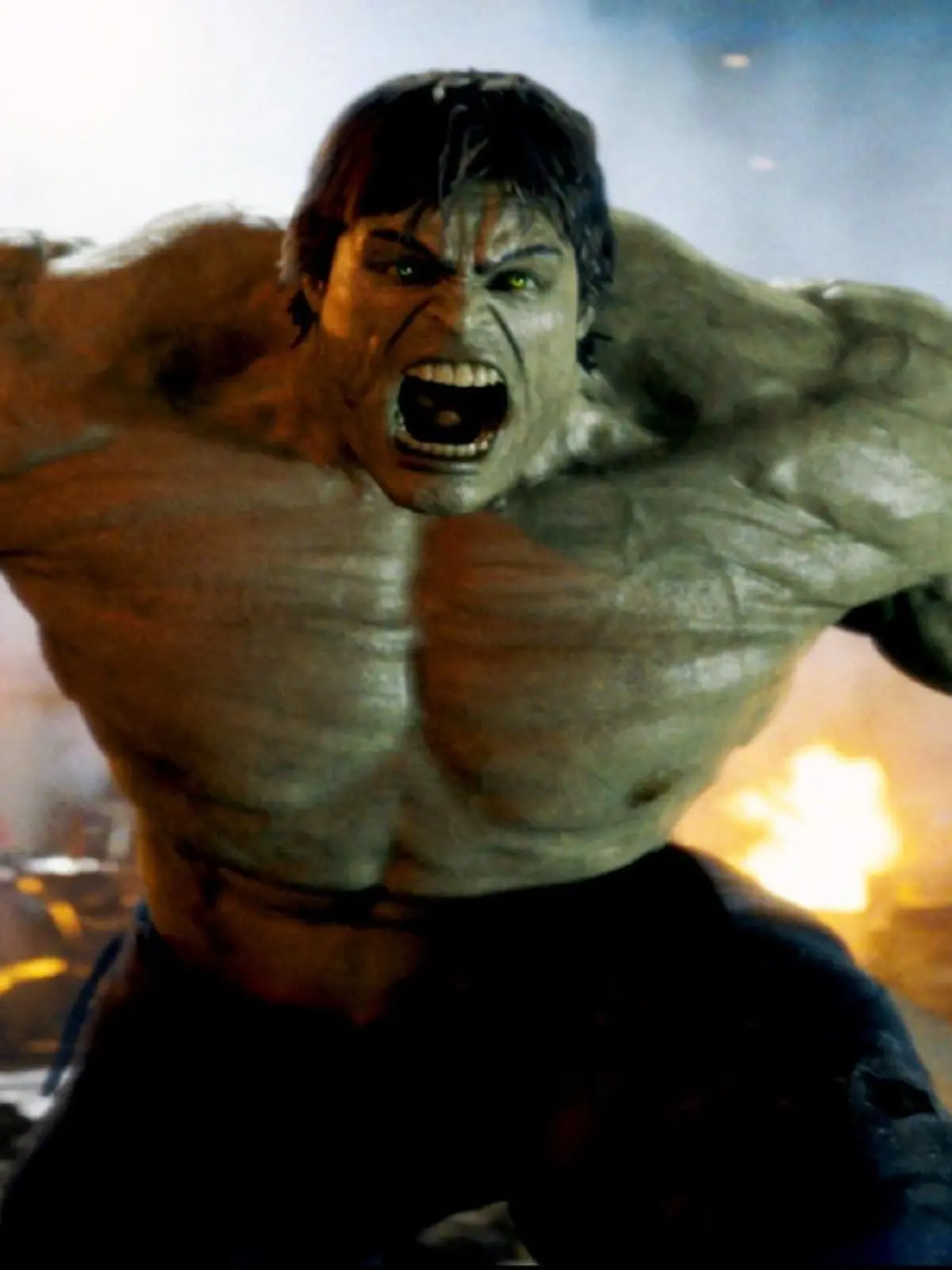 Bei jedem Anflug von Wut mutiert Banner zu Hulk, einem gewaltigen, grünen Monster...