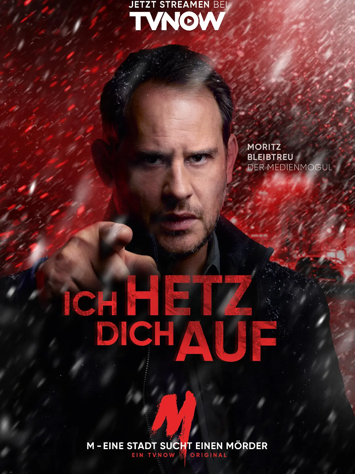 Moritz Bleibtreu im TVNOW Original "M – Eine Stadt sucht einen Mörder"