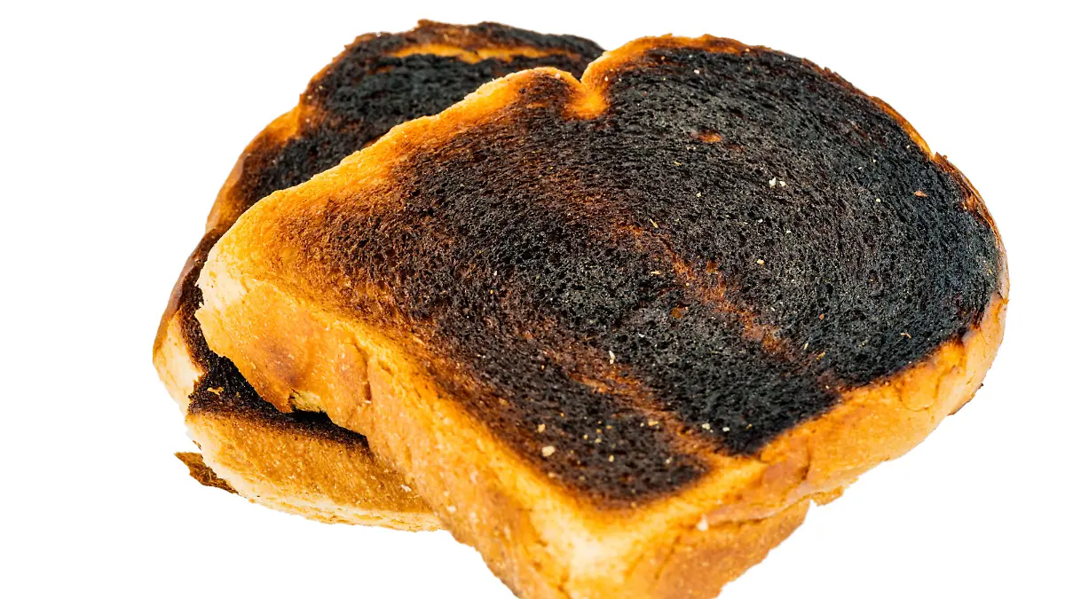 verbrannte Toastscheiben | scorched toast slices