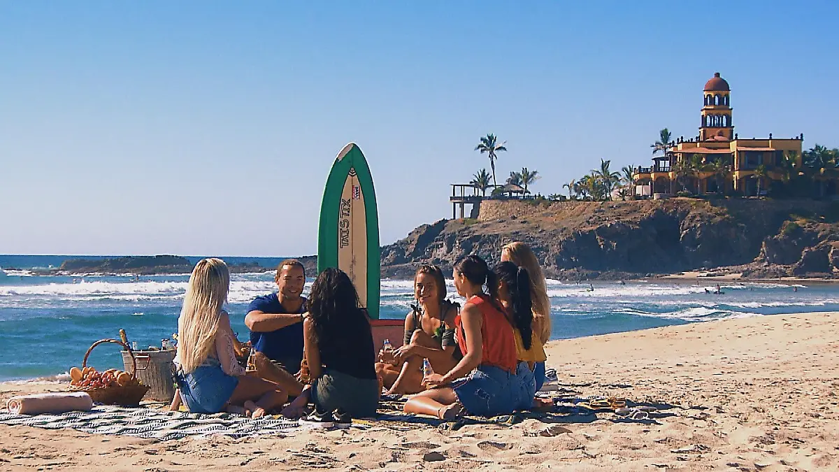 andrej und girls am strand