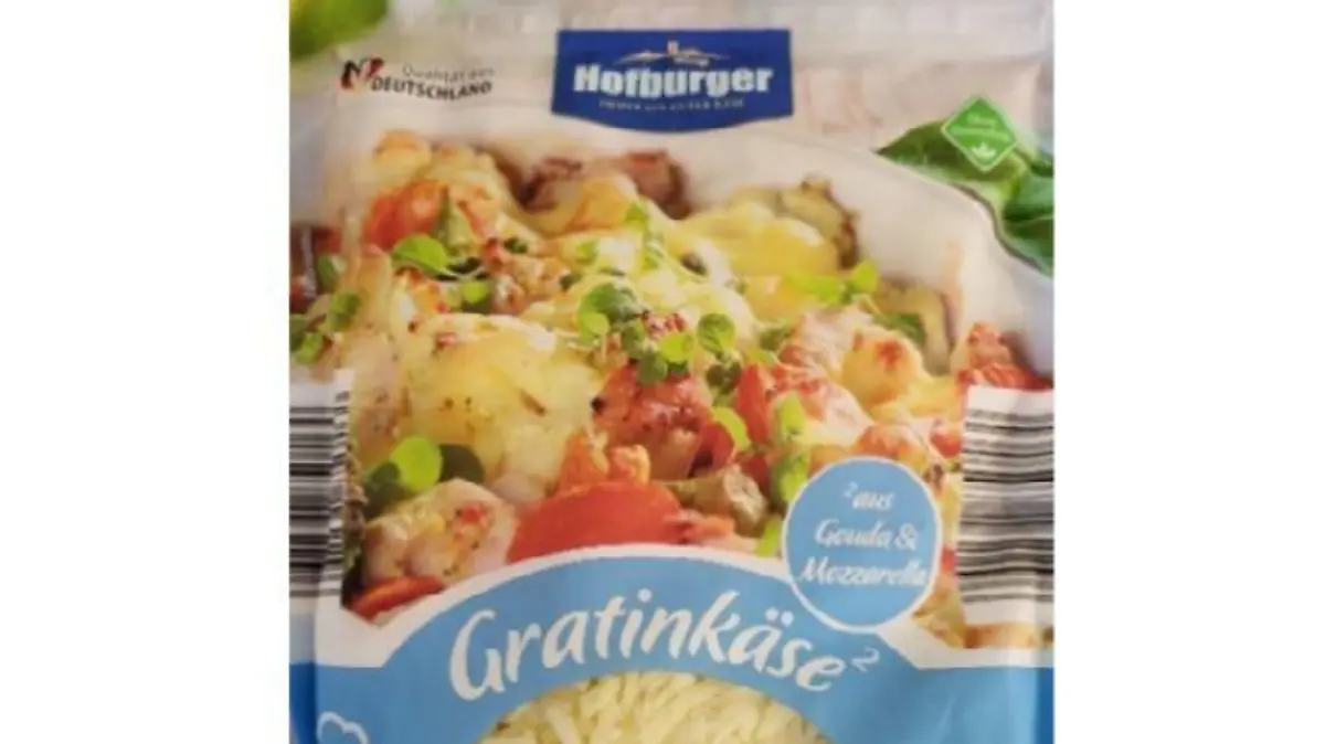 Produktbild «Hofburger Gratinkäse leicht»