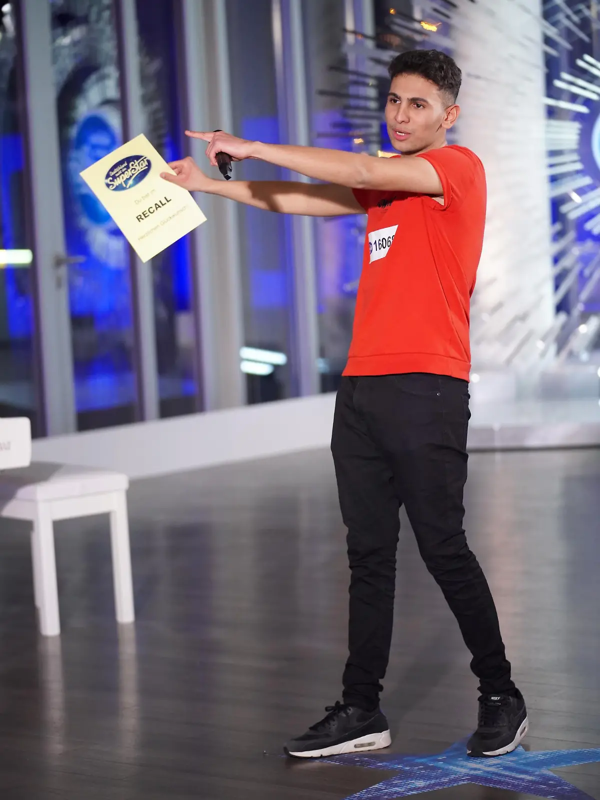 Mohamed Salem aus Berlin ist im Recall.