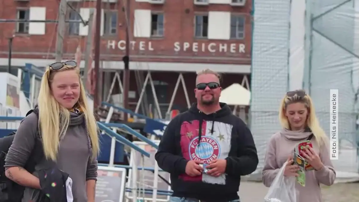 Nils Heinicke mit Nancy (r) und Michelle