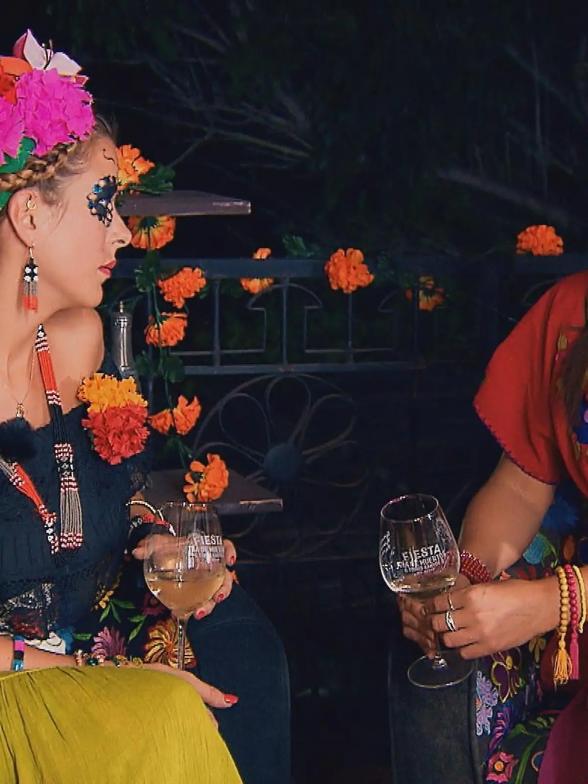 nadine und steffi gesprch beim date