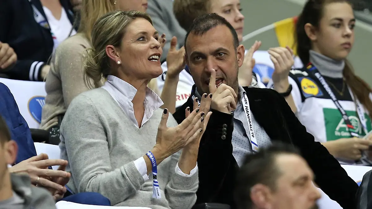 Katrin Krabbe und Bob Hanning @imago