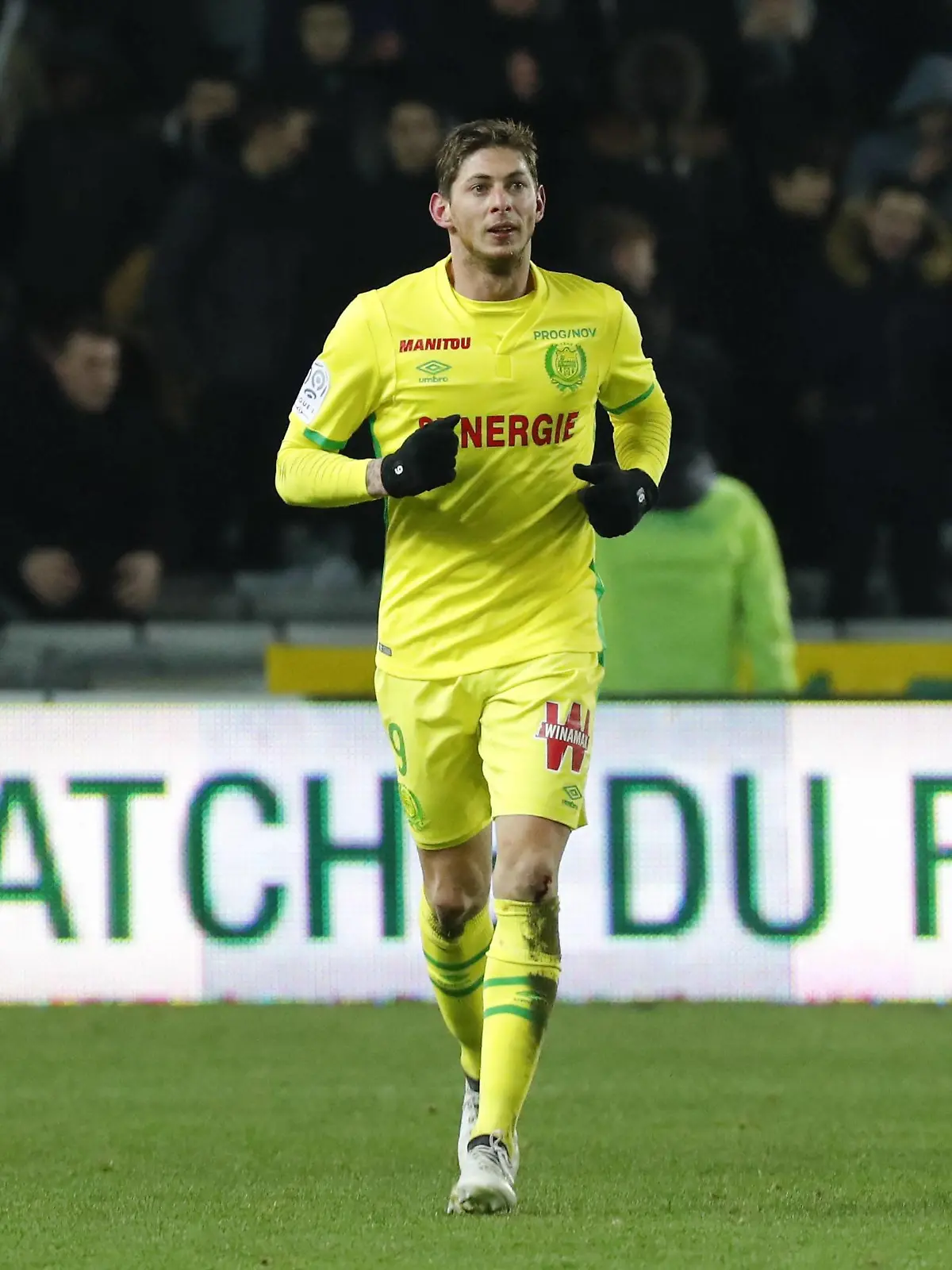 Fußball, FC Nantes - SM Caen Emiliano Sala (Nantes) - Fussball Frankreich, Ligue 1, FC Nantes vs. SM Caen - 18/01/2017 GwendolineLeGoff/Panoramic PUBLICATIONxNOTxINxFRAxITAxBEL  