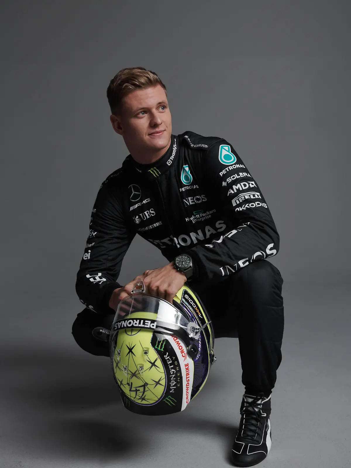 Mick Schumacher, Mercedes-AMG F1 W14 E Performance Launch - Render Source: Mercedes-AMG via Kolvenbach *** Mick Schumacher, Mercedes AMG F1 W14 E Performance Launch Render Source Mercedes AMG via Kolvenbach Mercedes-AMG F1 W14 E PERFORMANCE - 5