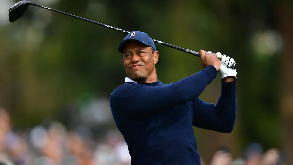 PGA, Golf Herren The Genesis Invitational - First Round Feb 16, 2023 Pacific Palisades, California, USA Tiger Woods hits from the second hole tee during the first round of The Genesis Invitational golf tournament. Pacific Palisades California USA, EDITORIAL USE ONLY PUBLICATIONxINxGERxSUIxAUTxONLY Copyright: xGaryxA.xVasquezx 20230216_gav_sv5_072