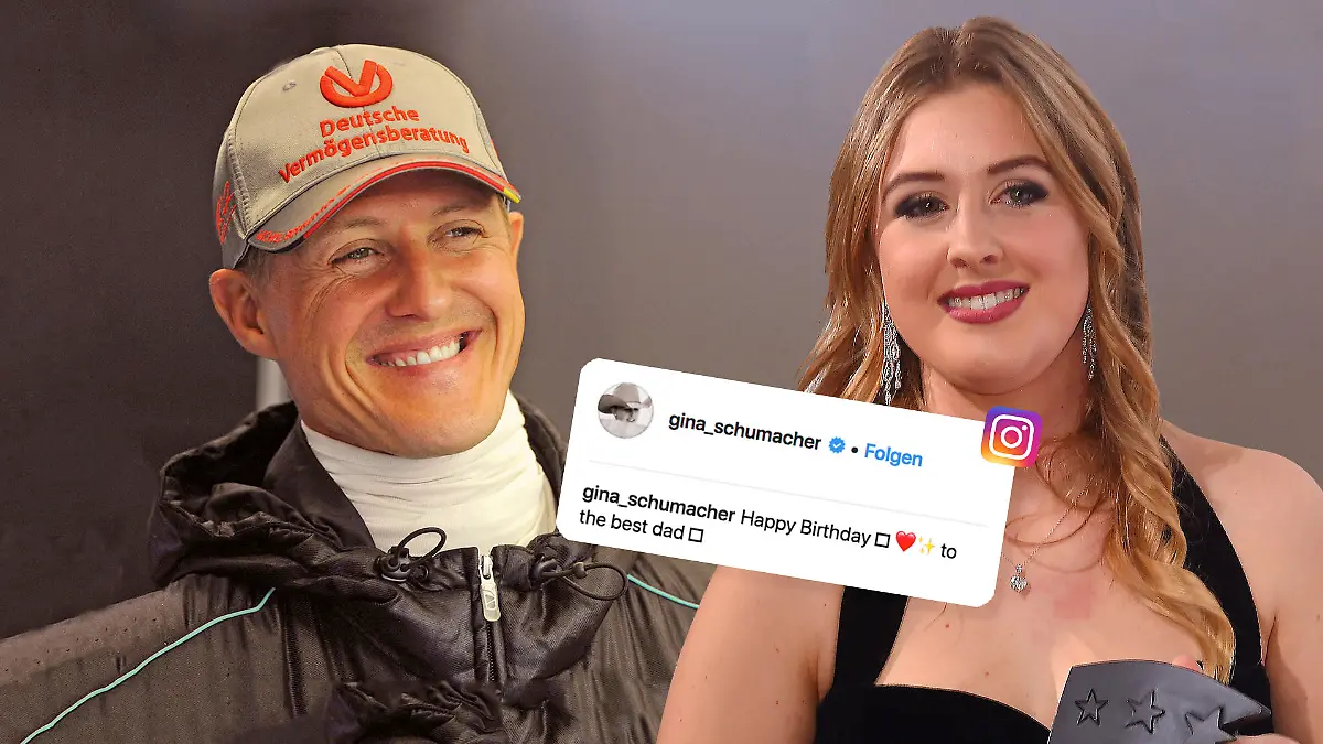 Michael Schumacher und Tochter Gina Maria