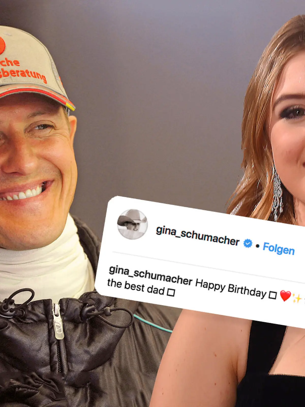Michael Schumacher und Tochter Gina Maria