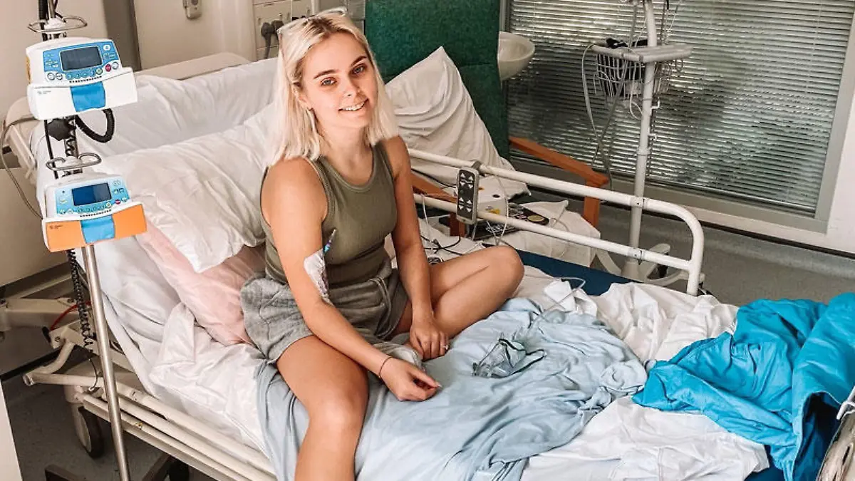 Hannah hatte Glück - die Therapie mit einem speziellen Immun-Medikament ließ den Turmor wieder verschwinden.