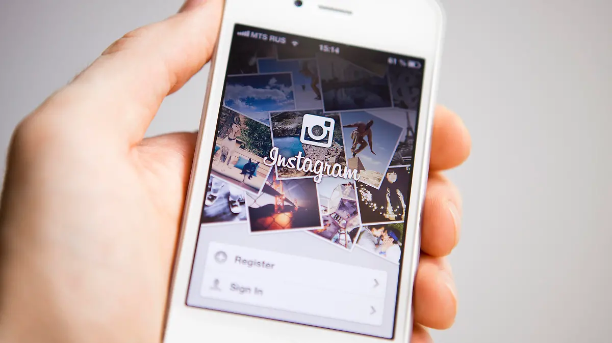 Instagram auf einem Smartphone