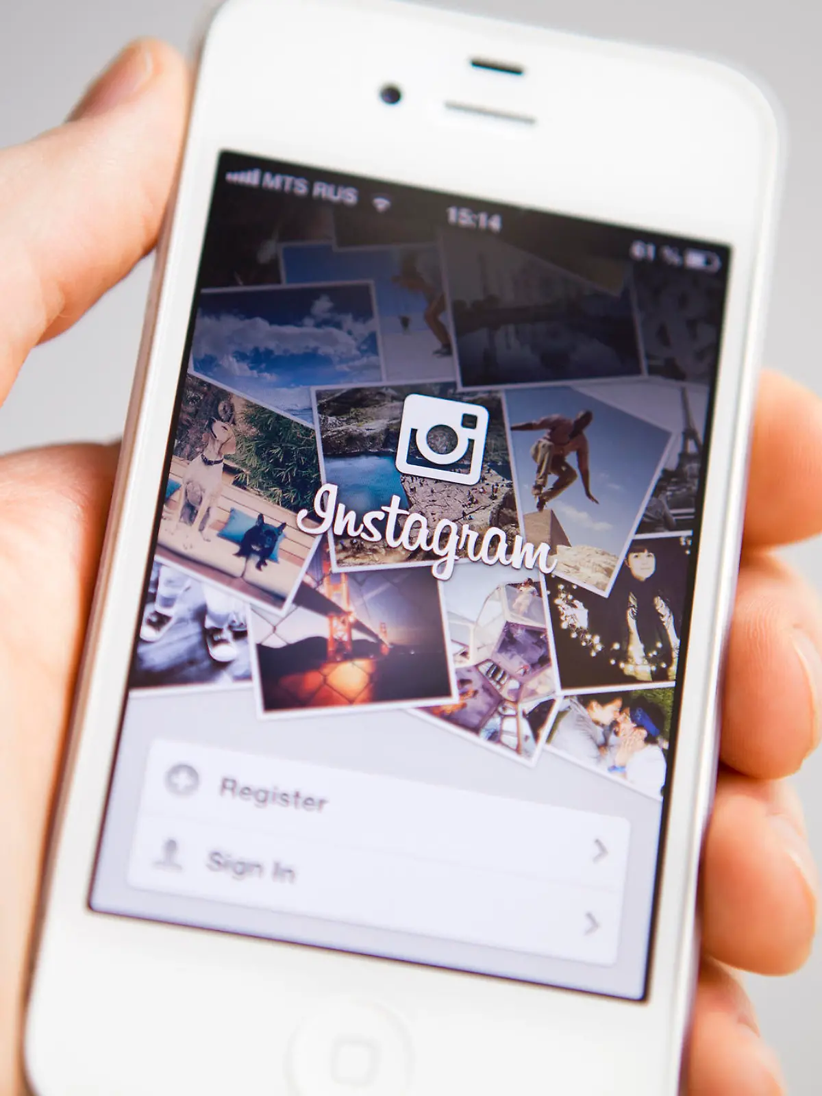 Instagram auf einem Smartphone