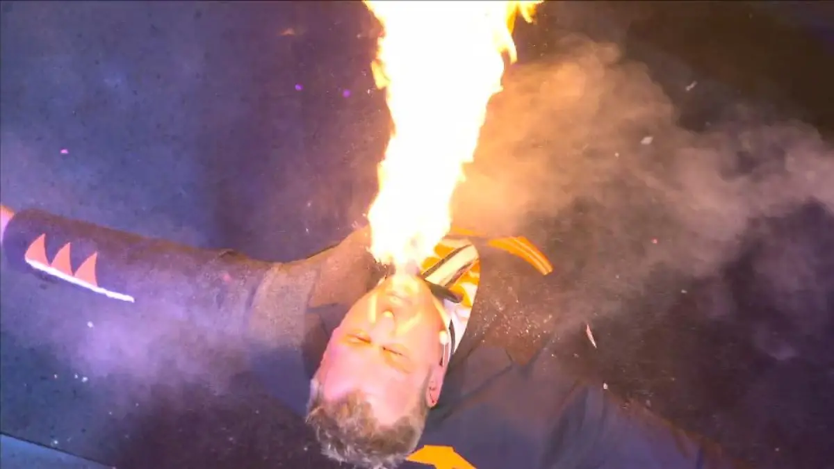 Hannes Schwarz spielt meisterhaft mit dem Feuer "Das Superalent" 2018: Finale