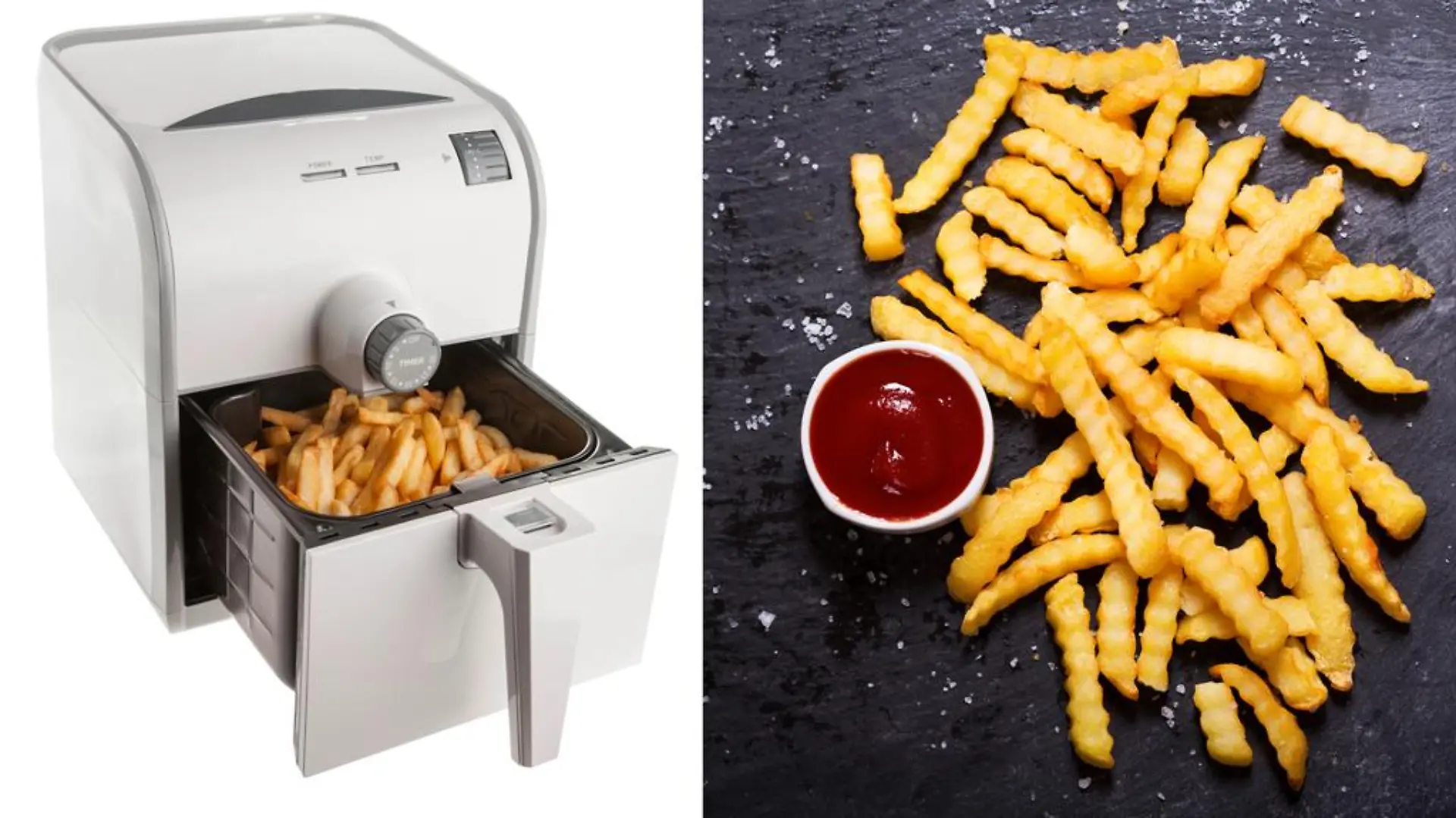 Heißluftfritteusen sollen Fett sparen beim frittieren.