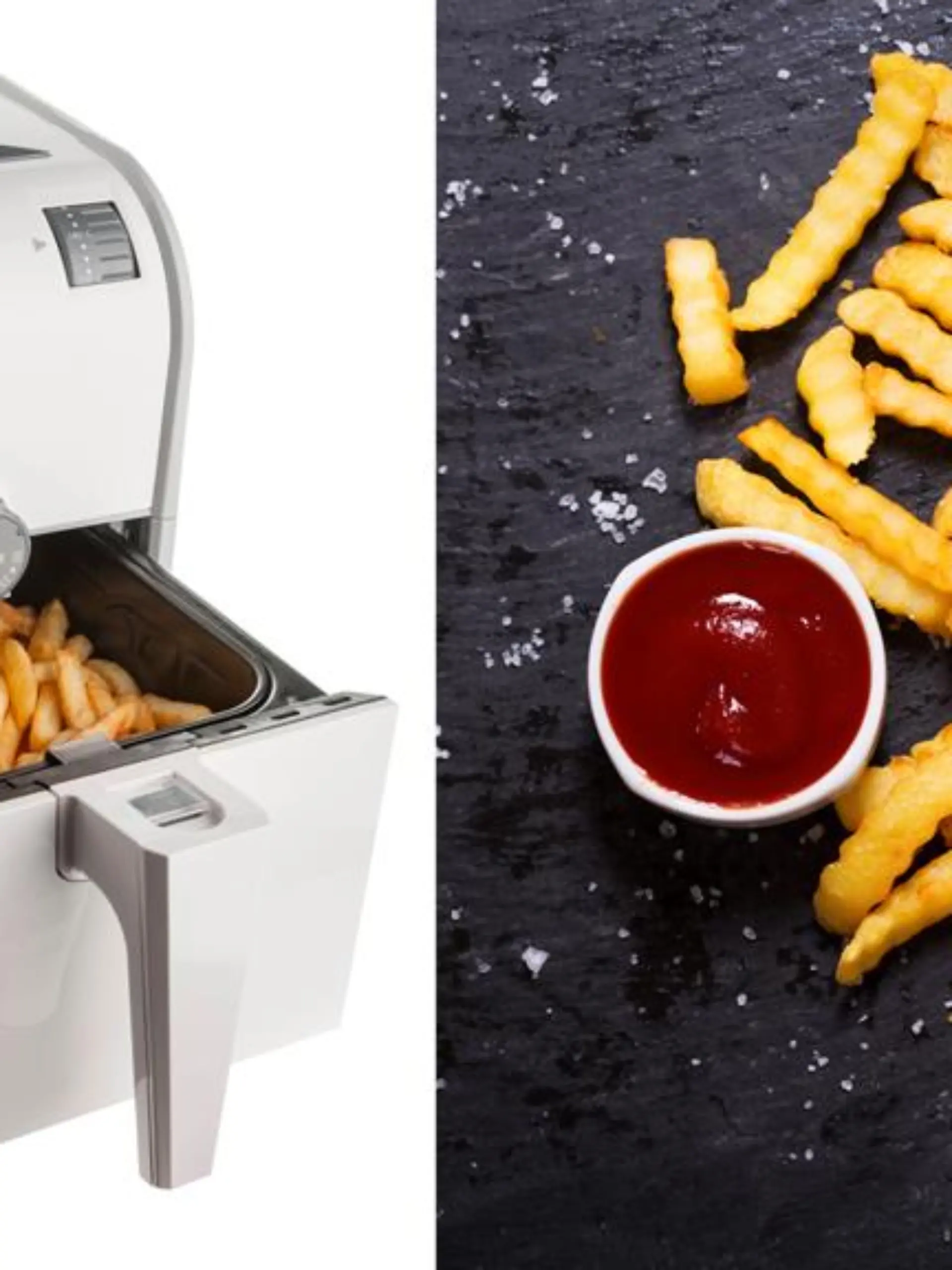 Heißluftfritteusen sollen Fett sparen beim frittieren.