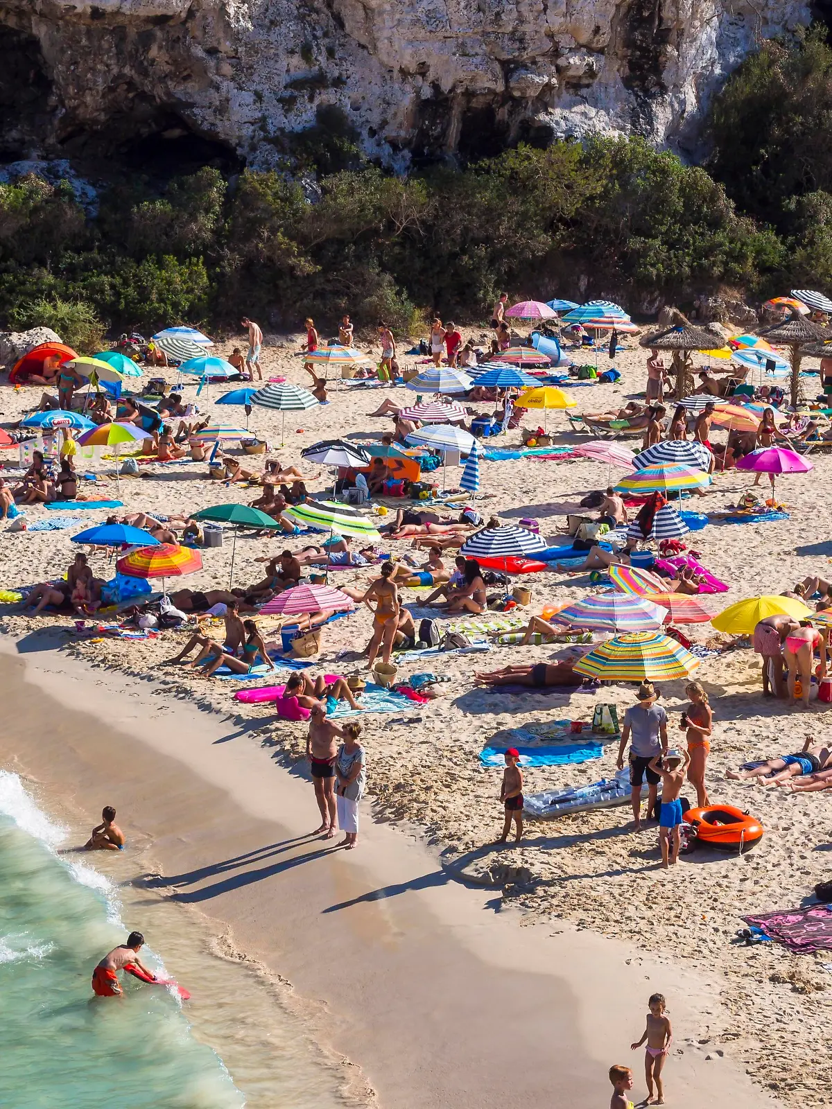 Strand von Cala Llombarts, Mallorca, Balearen, Spanien, Europa