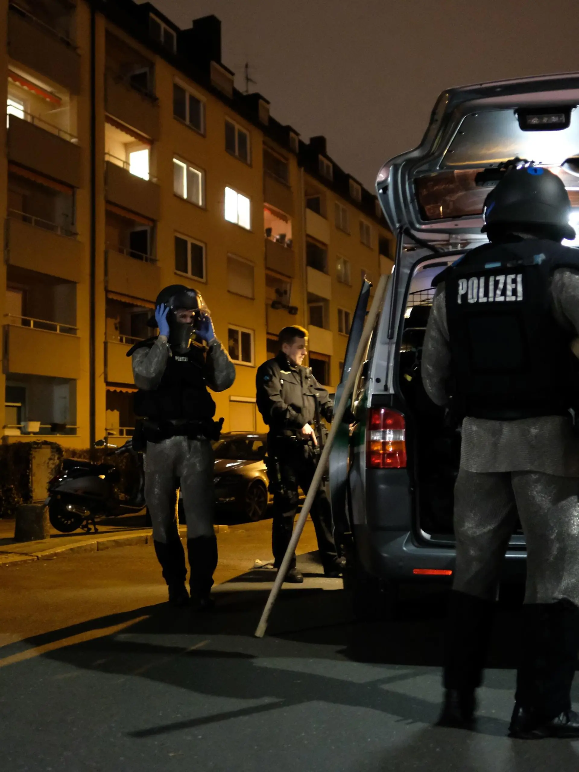 Polizisten in Nürnberg