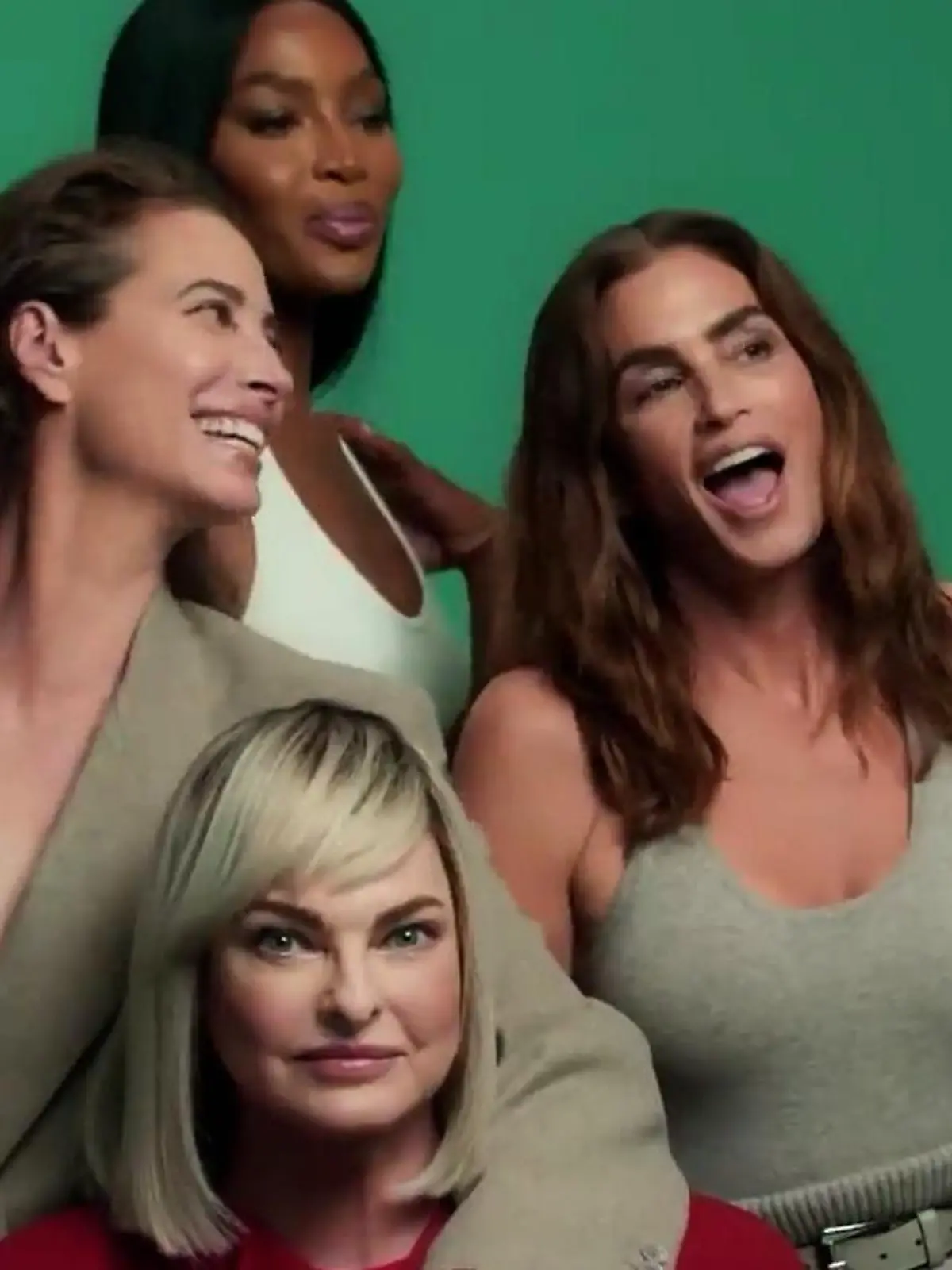 Linda Evangelista, Christy Turlington, Naomi Campbell und Cindy ´Crawford