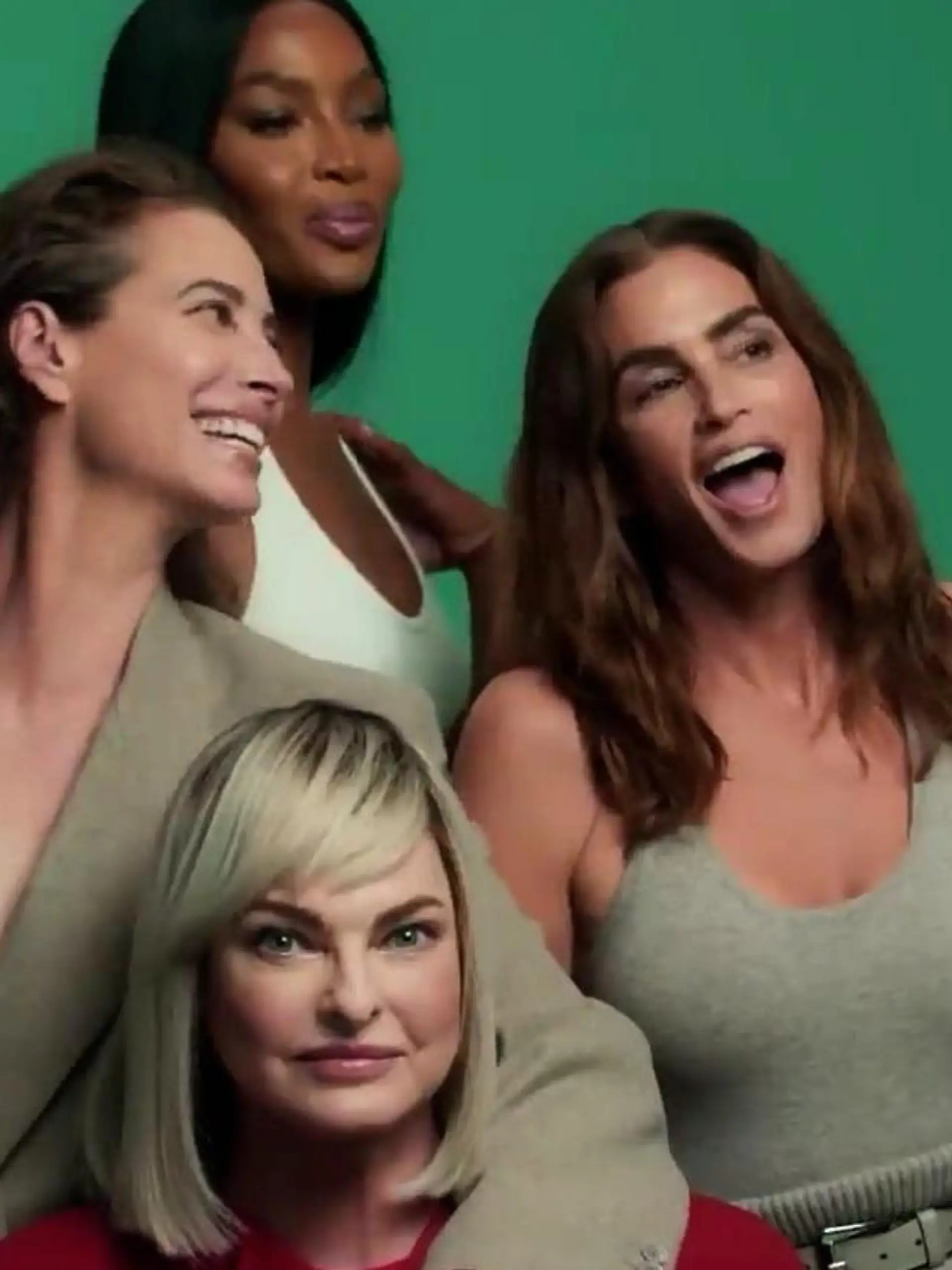 Linda Evangelista, Christy Turlington, Naomi Campbell und Cindy ´Crawford