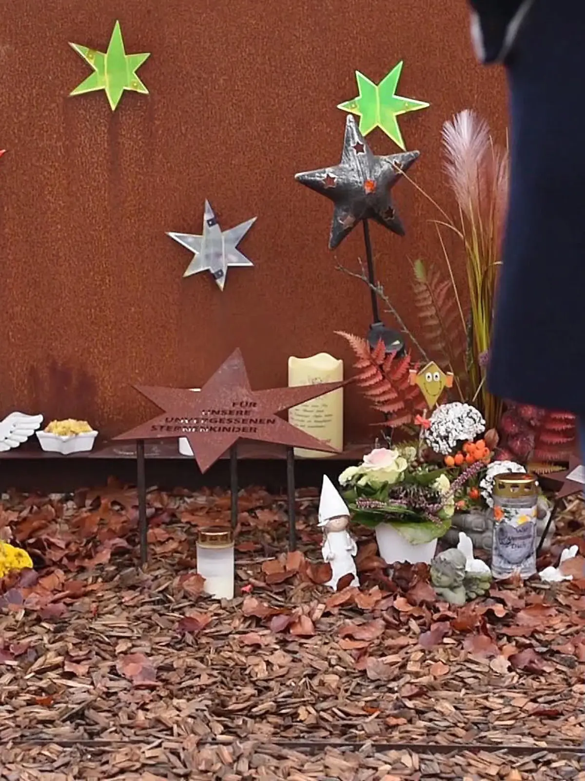 Sternenkinderfriedhof am Worringer Bruch in Köln.