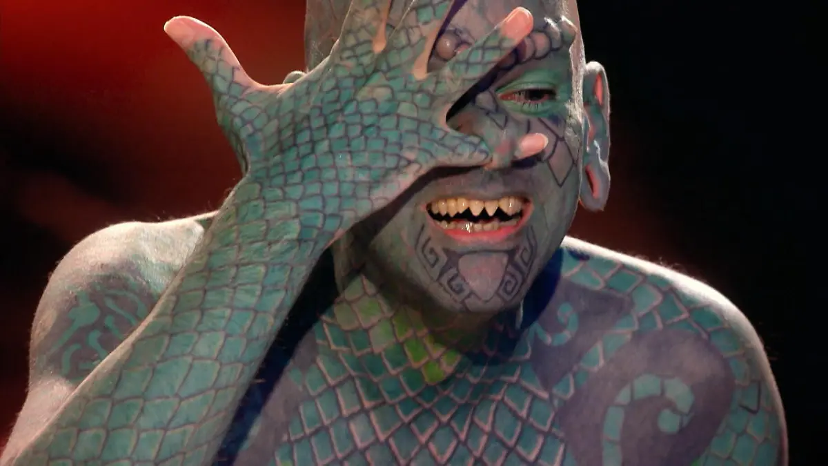 Lizardman schockt Supertalent-Jury Nichts für schwache Nerven